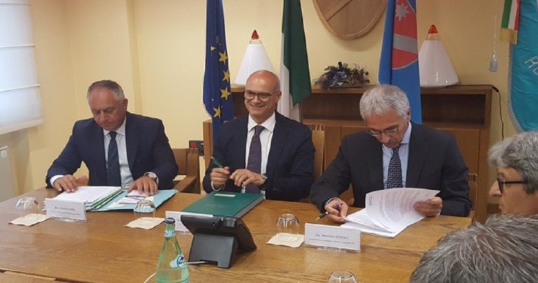 Firma accordo Regione Molise-Rfi