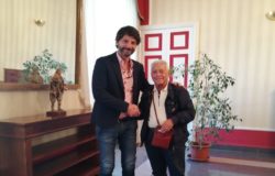 COLLINA MONFORTE - Prima dei lavori il sindaco Gravina ha incontrato il presidente dell'Associazione nazionale famiglie dei Caduti di Guerra