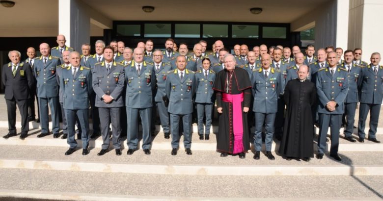 GUARDIA di FINANZA - Visita pastorale dell'Ordinario militare S.E. Santo Marciano