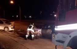 Incidente, tre auto coinvolte due feriti in ospedale
