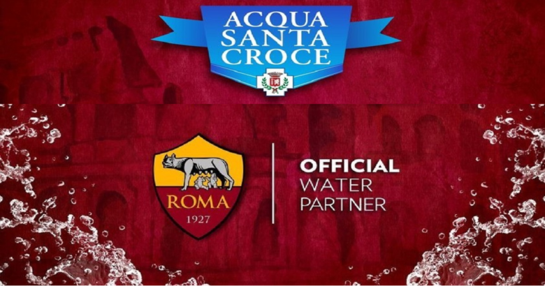 Acqua Santa Croce, Official Water, Partner, AS ROMA