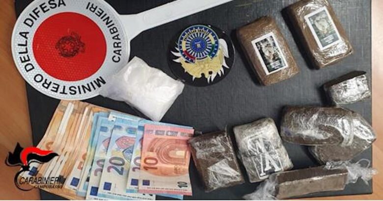 cocaina, hashish, Carabinieri, arresti