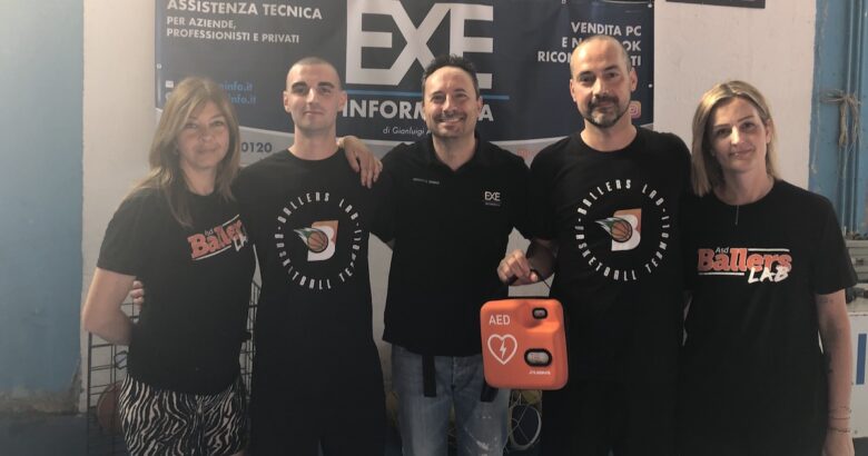 EXE INFORMATICA, defibrillatore, Ballers Lab