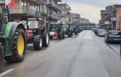 Venafro, trattori sulla Statale 85 la protesta degli agricoltori